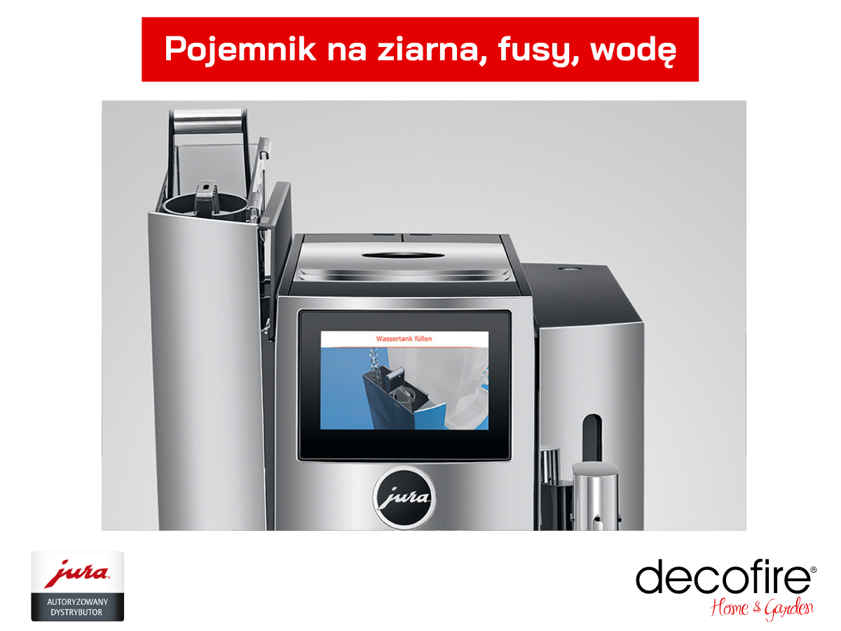 Zbiorniki w ekspresie Jura S8 Chrome