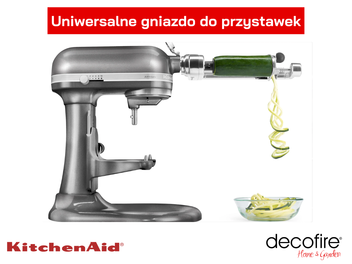 Uniwersalne gniazdo na dodatkowe przystawki w modelu Artisan 7 Medallion Silver