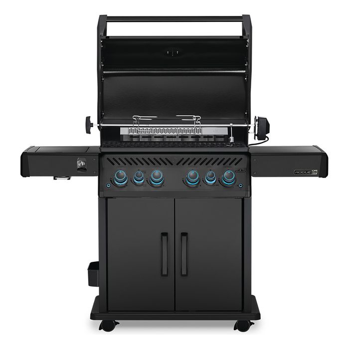 Grill gazowy Napoleon ROGUE PRO-S 525 RSIB z palnikiem rożna i palnikiem bocznym na podczerwień, czarny mat (RPS525RSIBPMK-2-PL) ⭐ PROMOCJA! ROŻEN