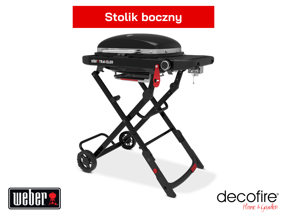 Stolik boczny i haczyki na akcesoria