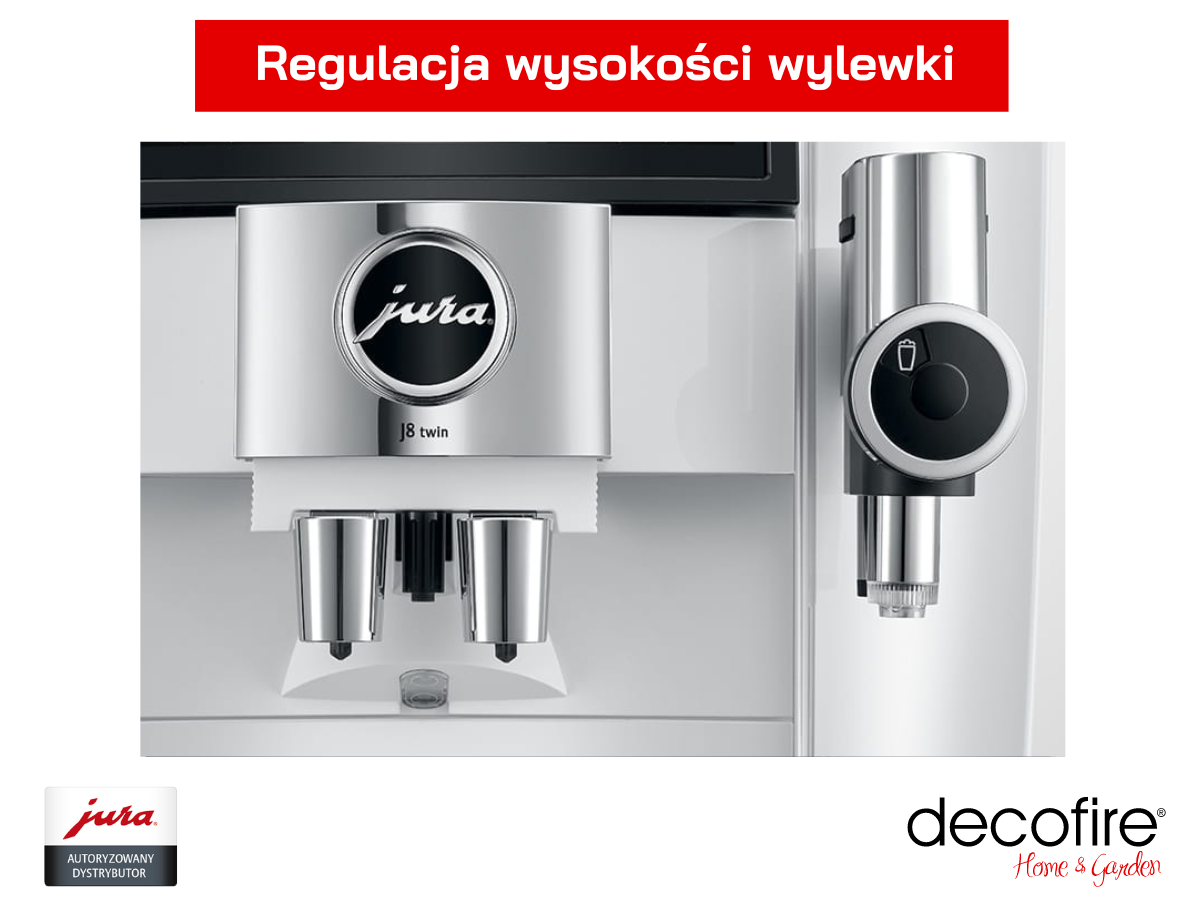 Jura J8 twin (EA) regulacja wylewki