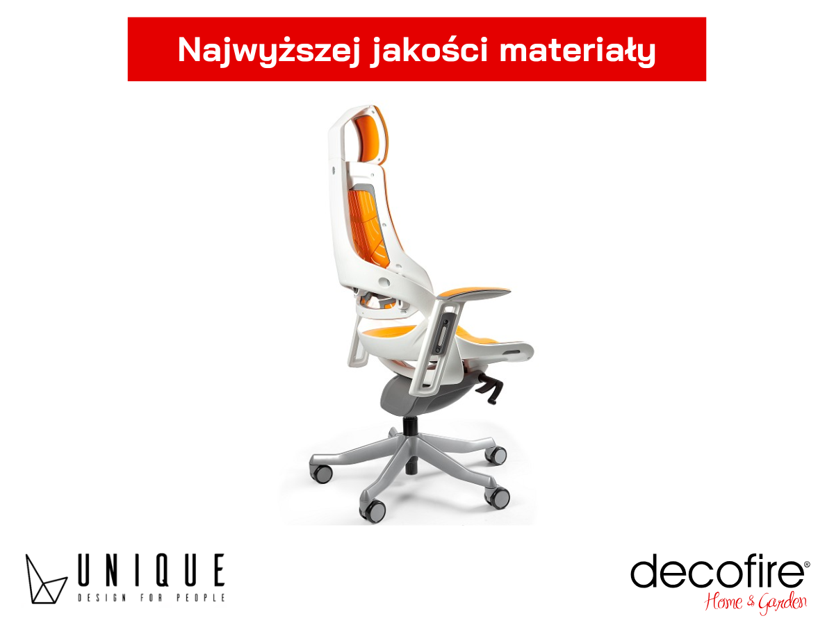 Solidne wykonanie fotela WAU