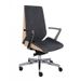 Grospol Fotel biurowy Moon Wood AL1 chrome tkanina Fame - 6 kolorów