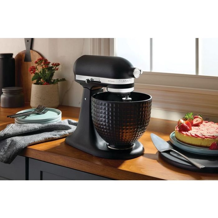 Mikser Artisan z uchylną głowicą Cast Iron Black 4,7 l KitchenAid (5KSM156CXEBK)