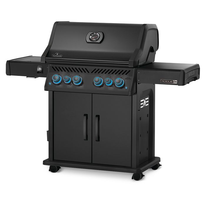 Grill gazowy Napoleon ROGUE PRO-S 525 RSIB z palnikiem rożna i palnikiem bocznym na podczerwień, czarny mat (RPS525RSIBPMK-2-PL) ⭐ PROMOCJA! ROŻEN