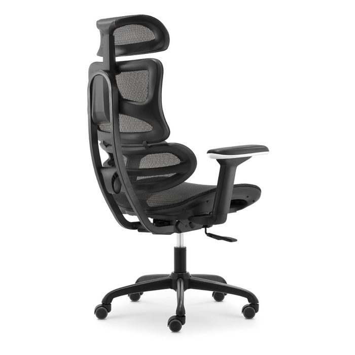 UNIQUE Fotel biurowy ERGOTECH black frame czarny (CM-B137A-4)