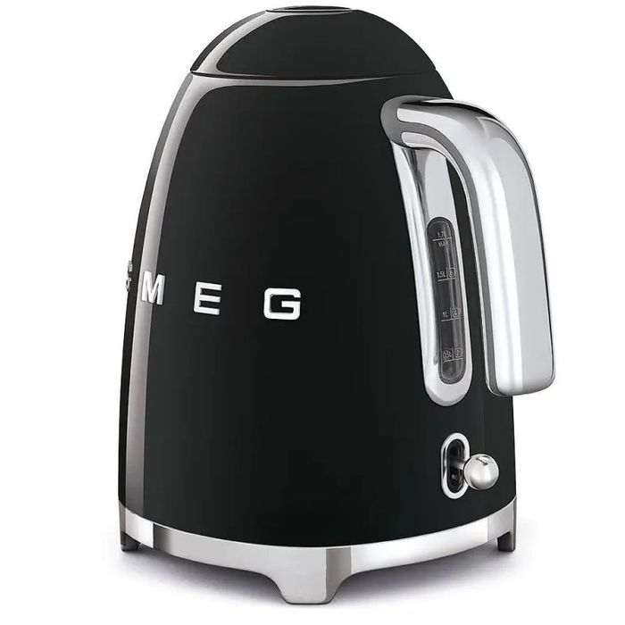Czajnik 1,7L  50's style Czarny Smeg (KLF03BLEU)