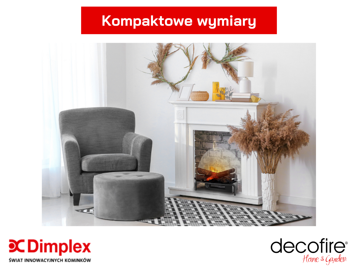 Dimplex kosz z polanami Revillusion Logset 20″ – kompaktowe wymiary