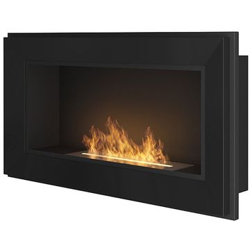 Biokominek wiszący Simple Fire FRAME 900 czarny 900x490 mm