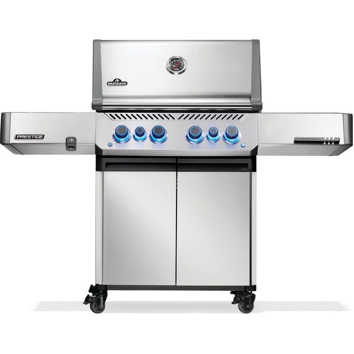 Grill gazowy Napoleon Prestige 500 z palnikiem rożna i palnikiem bocznym Sizzle Zone (P500VRSIBPSS-PL)
