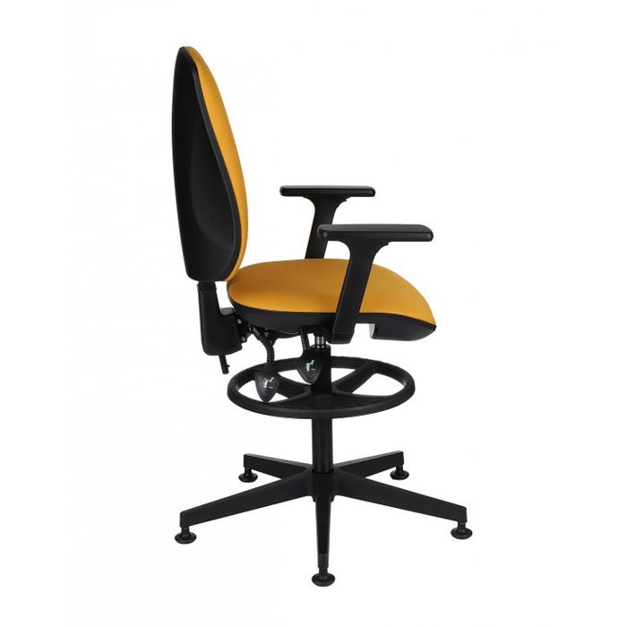 Fotel biurowy Grospol Starter 3D Ring Base tkanina Cura - 8 kolorów