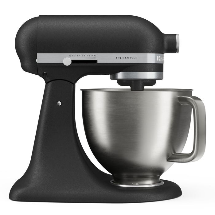 Mikser Artisan Plus 4,7 l z uchylną głowicą Cast Iron Black KitchenAid (5KSM50PKVEBK)