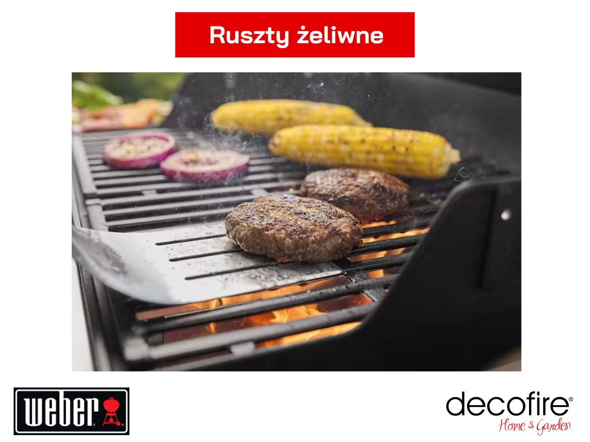 Grill gazowy Weber Spirit E-325 – ruszty żeliwne