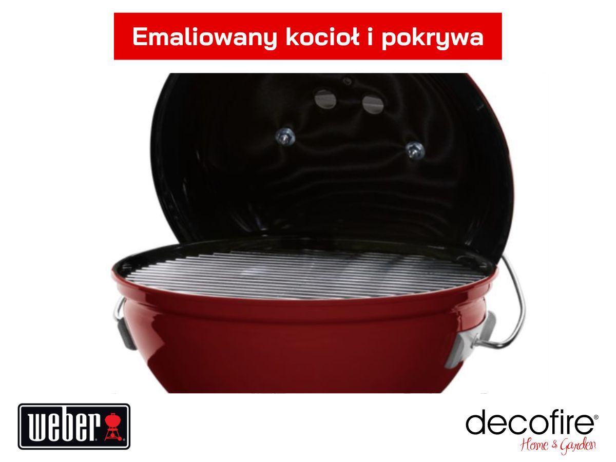 Pokrywa i kocioł pokryte emalią porcelanową