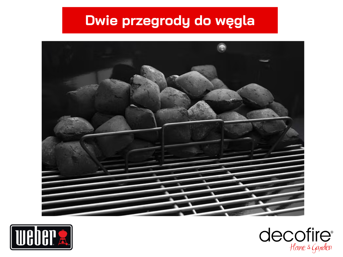 Dwie przegrody do węgla