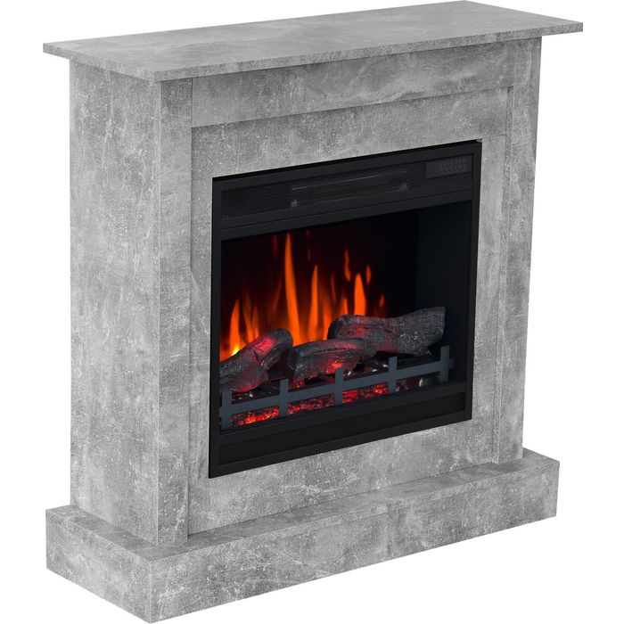 Aflamo kominek elektryczny portalowy Vigo beton LED 60 2D Classic, LED 60 3D