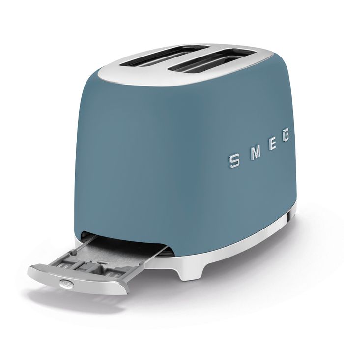 Toster na 2 kromki Smeg Storm Blue mat (TSF01SBMEU)