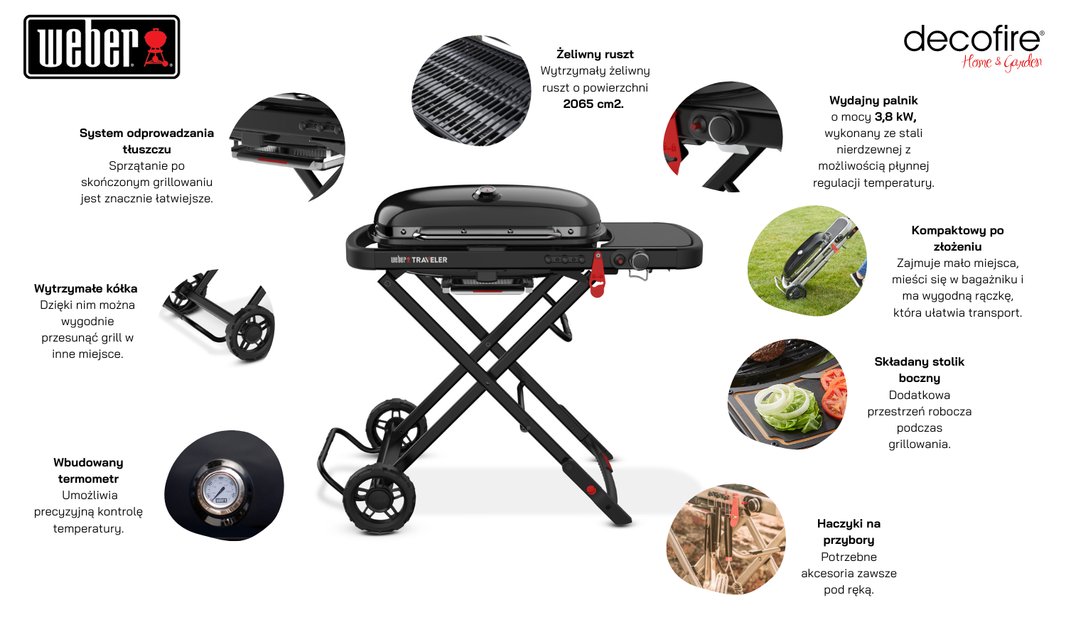 Grill gazowy Weber Traveler Stealth