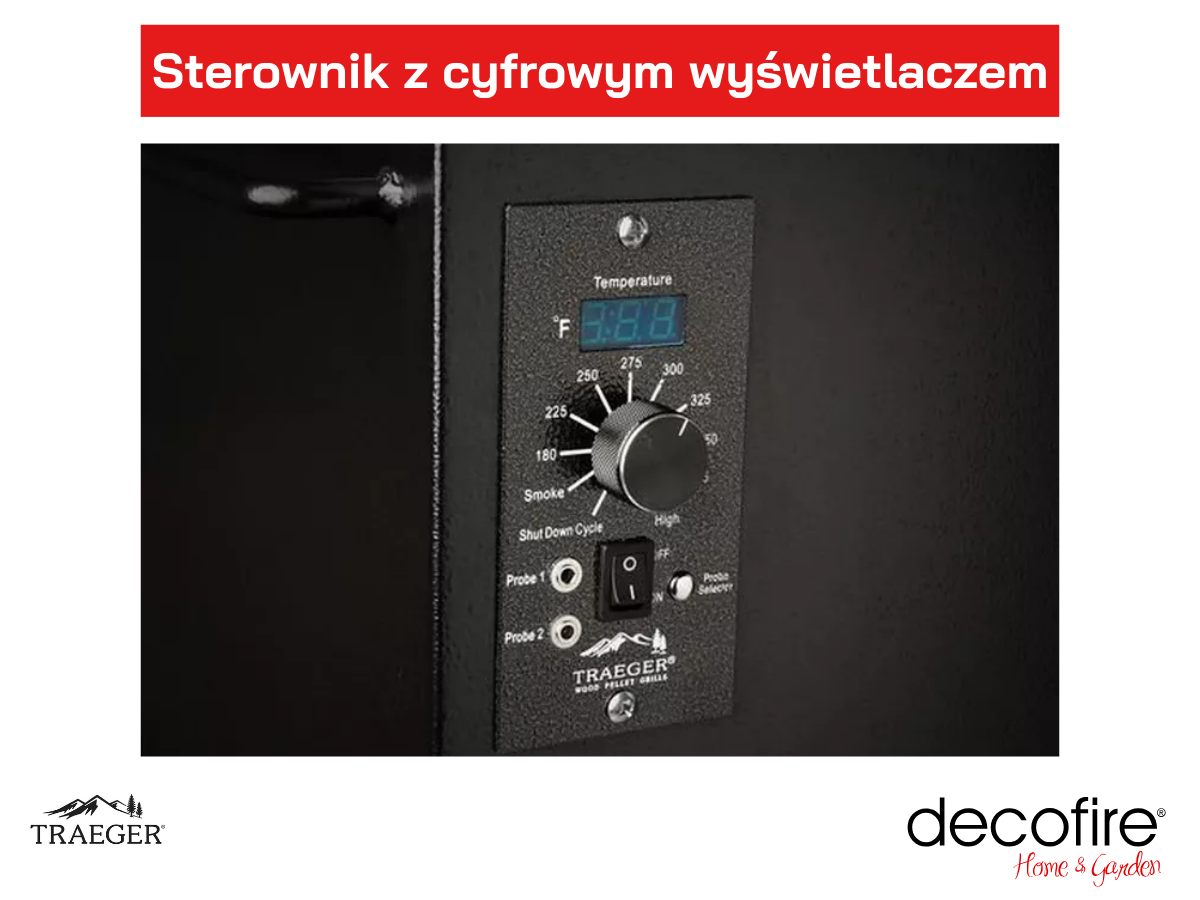 Intuicyjny sterownik z cyfrowym wyświetlaczem dla prostej obsługi 