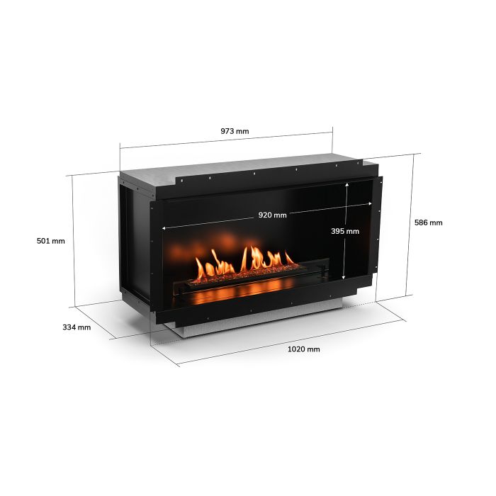 Biokominek automatyczny Neo 750 Fireplace Planika