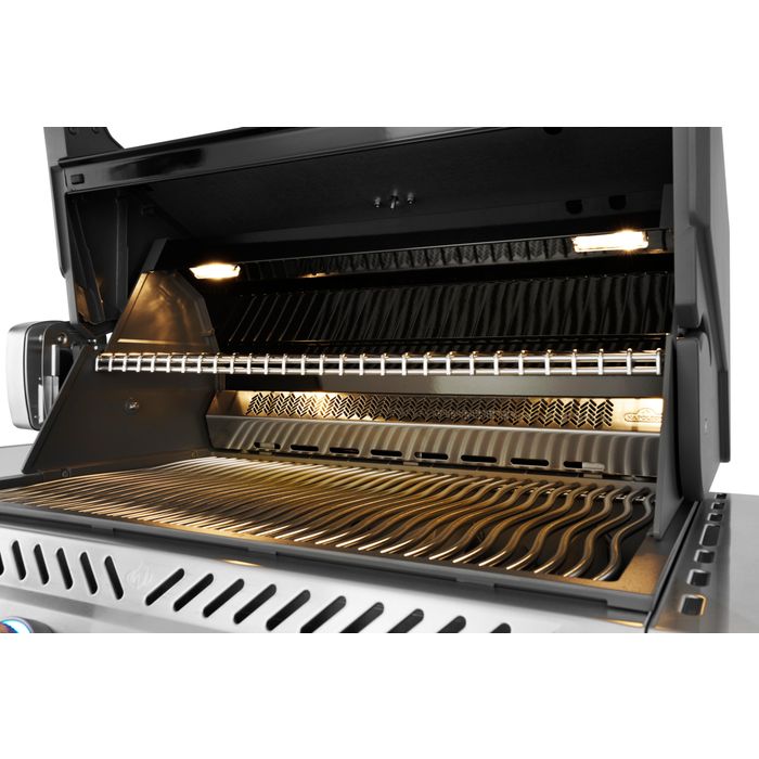 Grill gazowy Napoleon Prestige PRO 500 z palnikiem rożna i palnikiem bocznym Sizzle Zone, Czarny, WiFi (PRO500VXRSIBPK-PL)