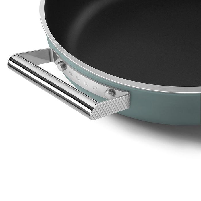 Głęboka patelnia 28 cm Szmaragdowy Smeg (DPF2812EGM)