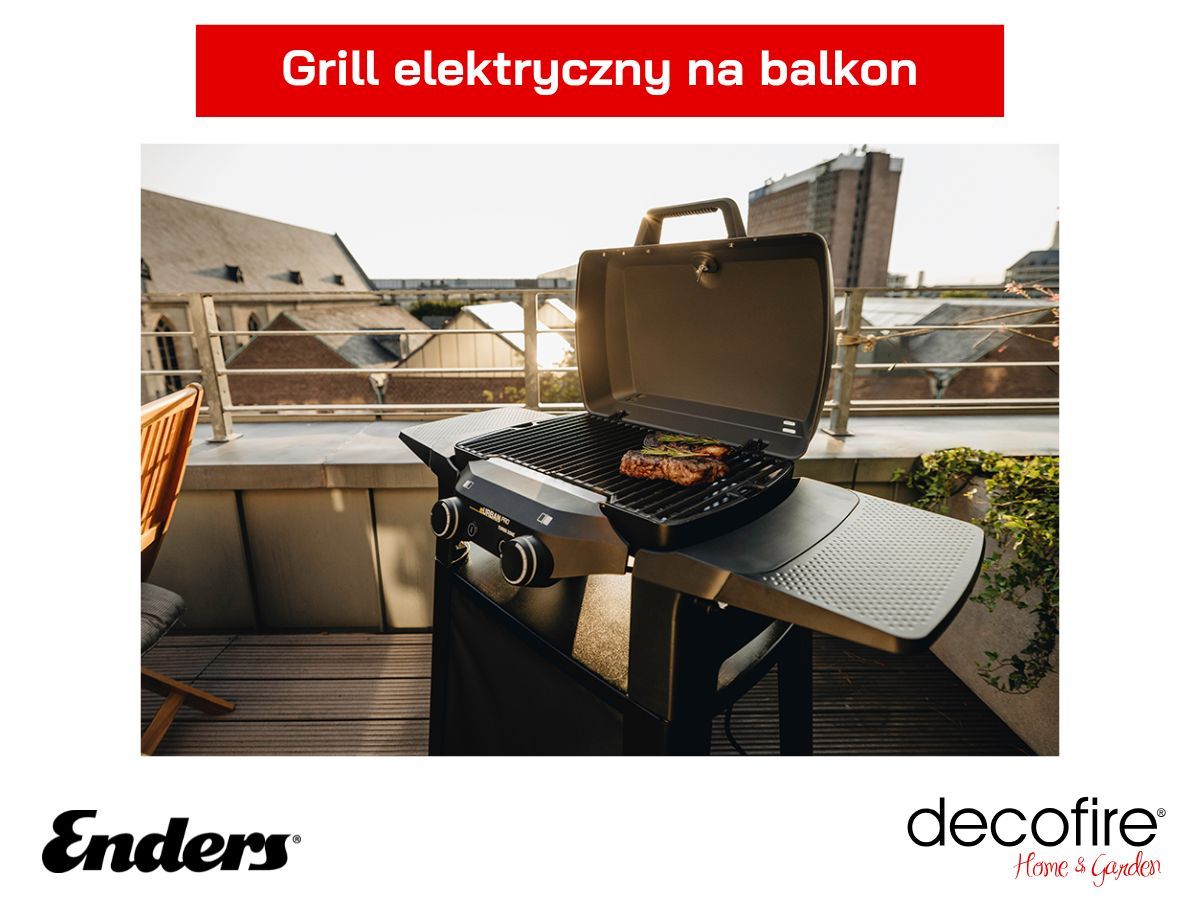 Idealny grill elektryczny na balkon, taras i do ogrodu