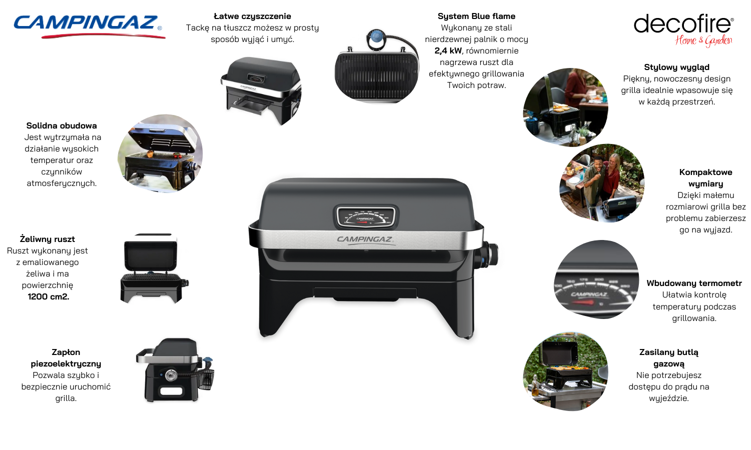 Grill gazowy turystyczny Campingaz Attitude 2GO