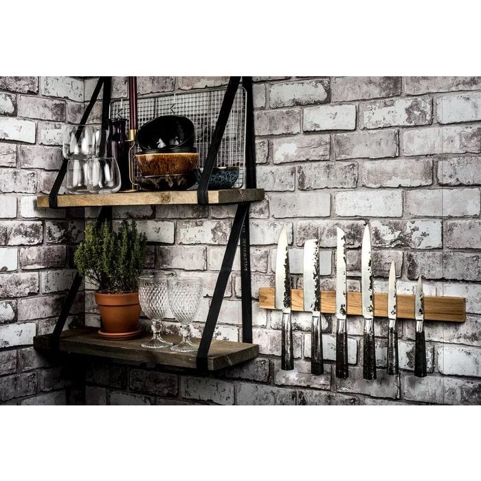 Magnetyczny stojak na noże 50 cm Dąb Forged