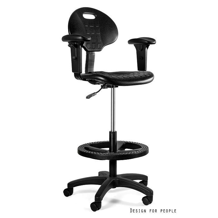 UNIQUE Krzesło lekarskie laboratoryjne Halcon R (5001R-2)
