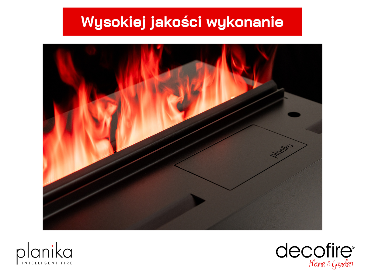 Wodna kaseta kominkowa Planika Cool Flame PD 2000 – solidne wykonanie