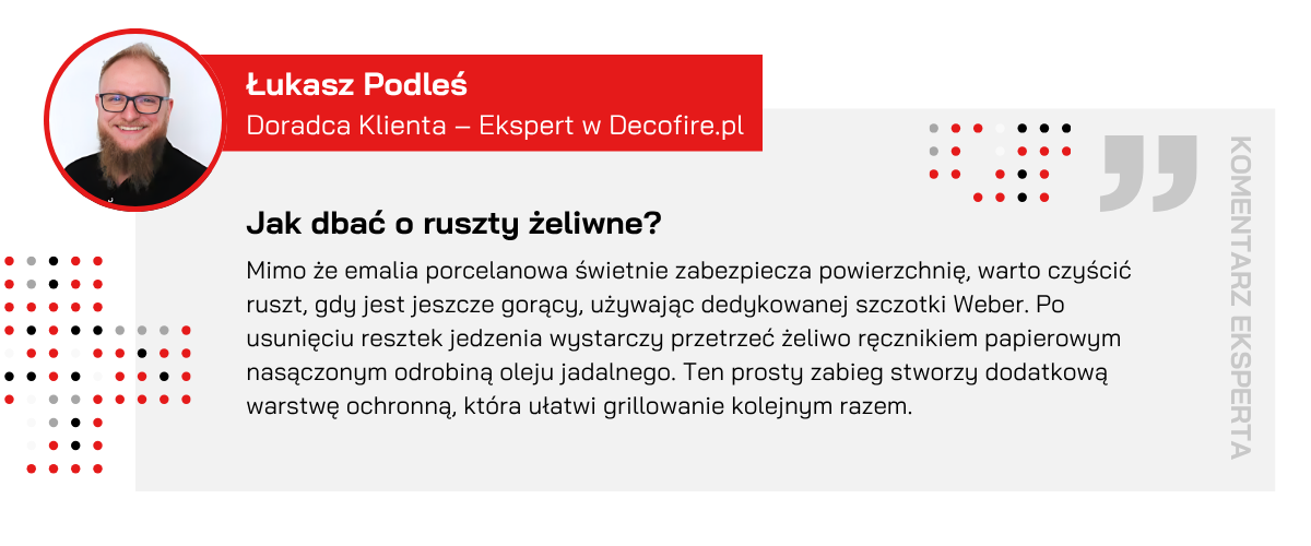Jak dbać o ruszty żeliwne - ekspert deocfire