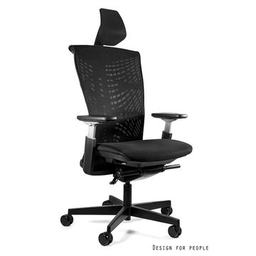 UNIQUE fotel biurowy Reya czarny / siatka czarna (1229-B-RS01)