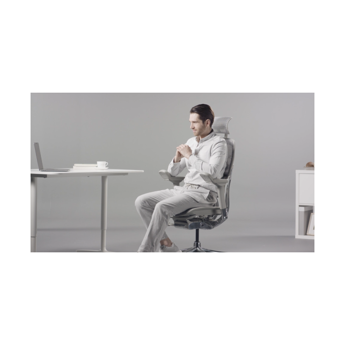 Fotel biurowy Grospol Ergohuman 2 Elite ST GS Grey