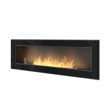 Biokominek wiszący Simple Fire FRAME 1500 czarny 1500x490 mm