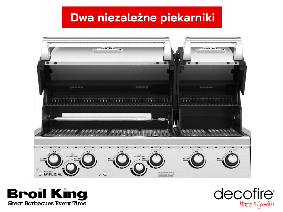 Grill gazowy Broil King Imperial 690 S na gaz ziemny z dwoma piekarnikami