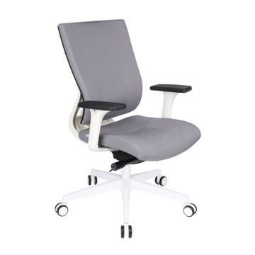 Grospol Fotel biurowy MaxPro WT white tkanina Strong - 8 kolorów