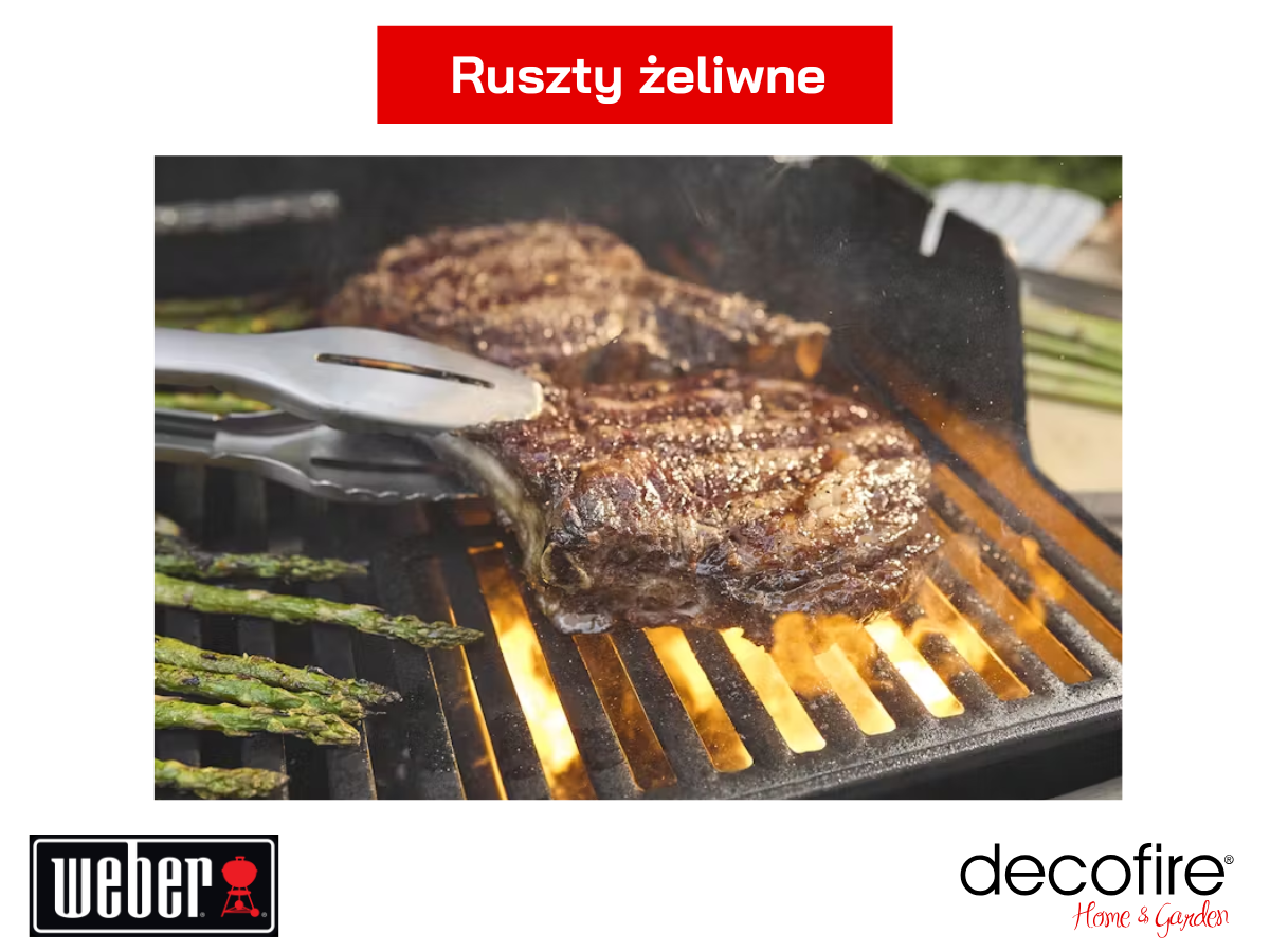 Ruszty żeliwne pokryte emalią porcelanową 50/50