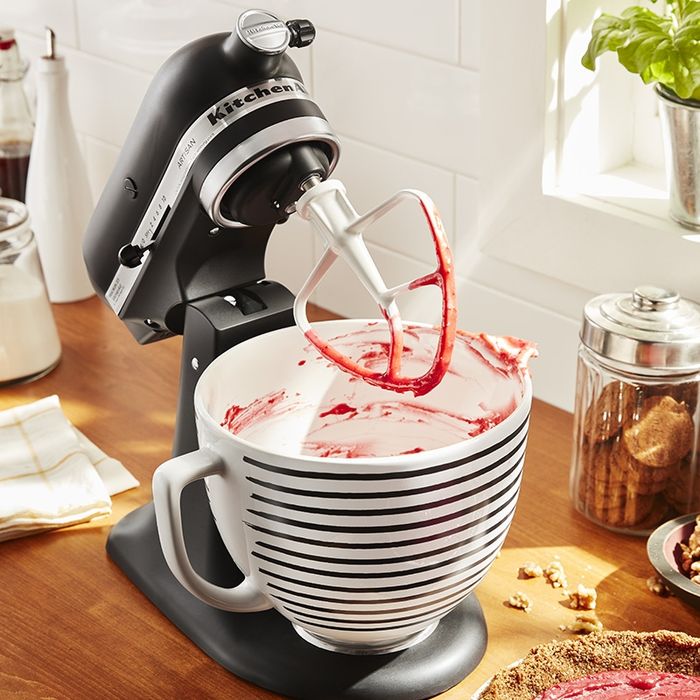 Unikalna dzieża ceramiczna Horizontal Stripes 4,7 l Artisan 5 KitchenAid (5KSM2CB5PHS)