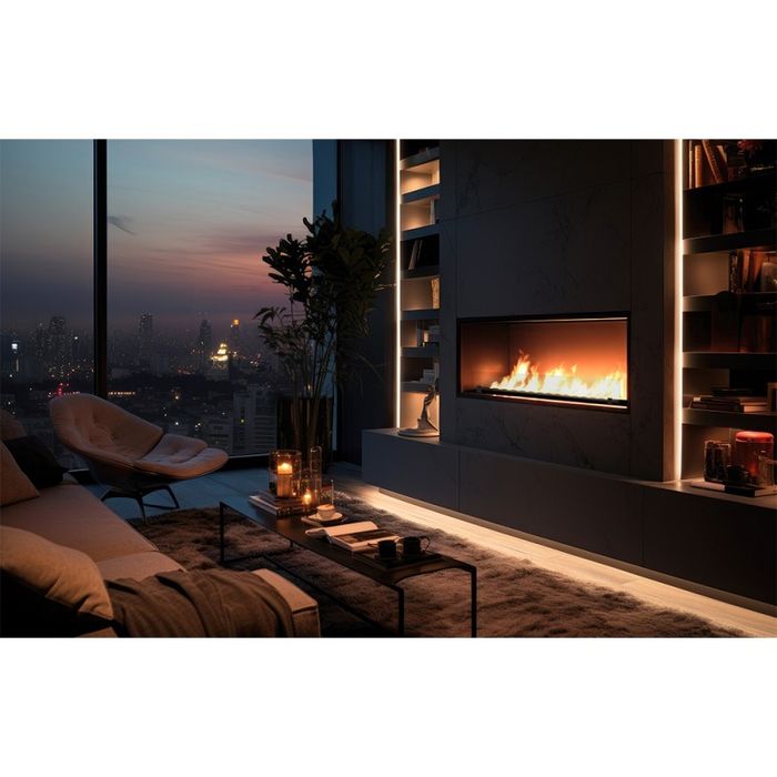 Biokominek do zabudowy Infire Inside Black 1200 Slim Line