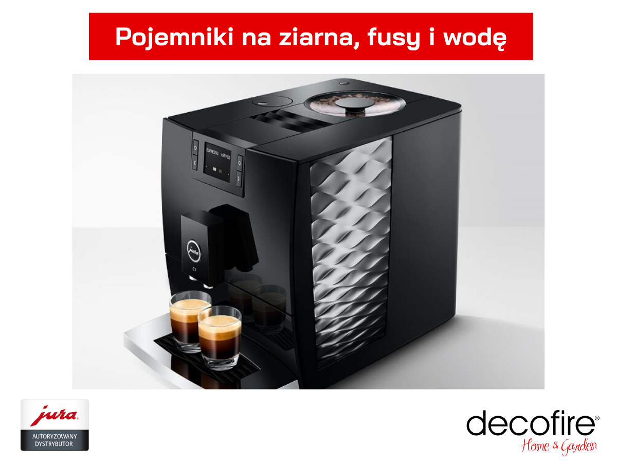 Pojemniki na ziarna, fusy i wodę