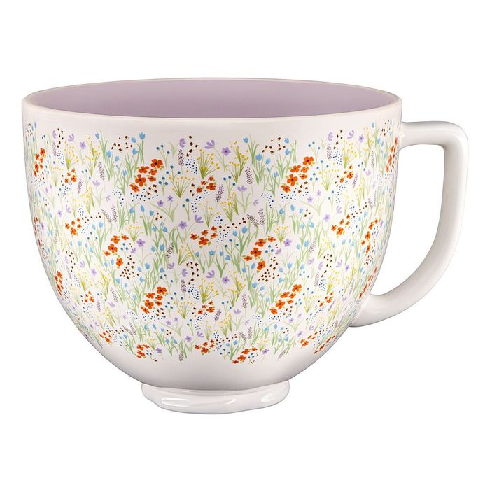Ceramiczna dzieża 4,7 l KitchenAid, Wild Flower (5KSM2CB5WF)