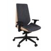 Grospol Fotel biurowy Moon Wood black tkanina Cura - 8 kolorów