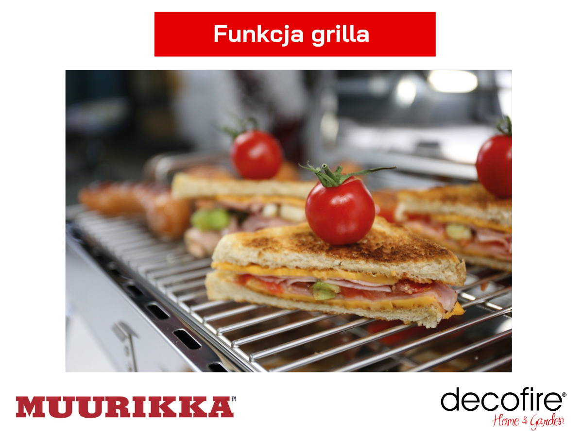 Funkcja grilla w urządzeniu Muurikka