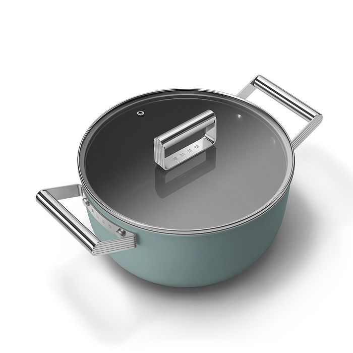 Garnek 24 cm Szmaragdowy Smeg (CSF2412EGM)