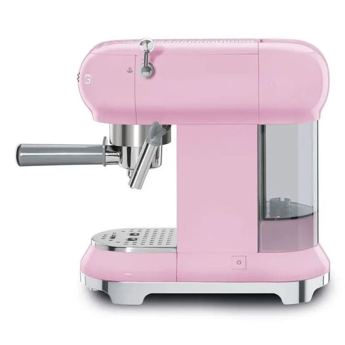 Ekspres kolbowy 50's style Pastelowy róż Smeg (ECF01PKEU)