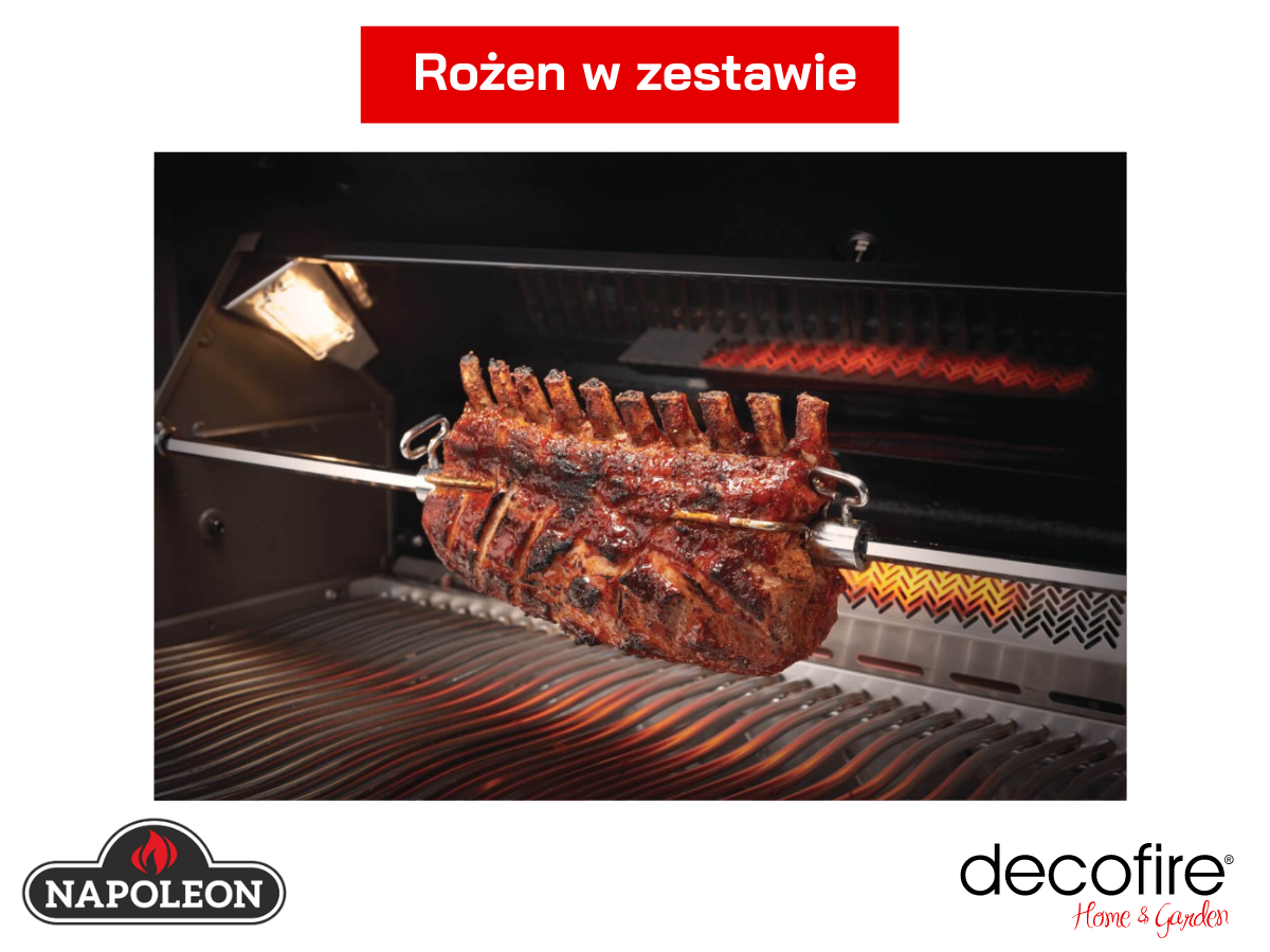 Rożen w zestawie z grillem Napoleon Prestige PRO