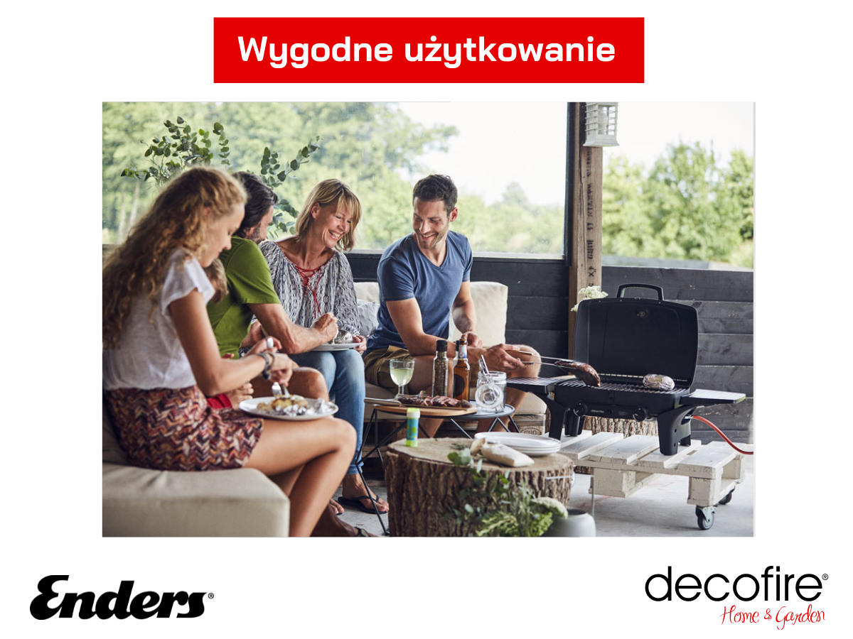 wygodne użytkowanie grilla gazowego Enders Urban PRO
