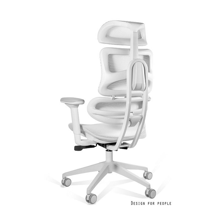 UNIQUE Fotel biurowy ERGOTECH white frame biały (CM-B137AW-4)