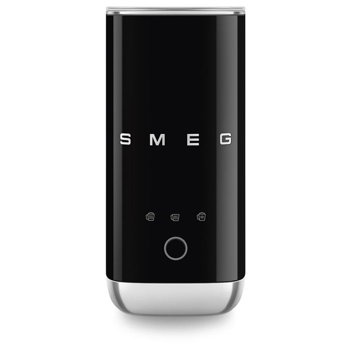 Spieniacz do mleka Czarny Smeg (MFF02BLEU)
